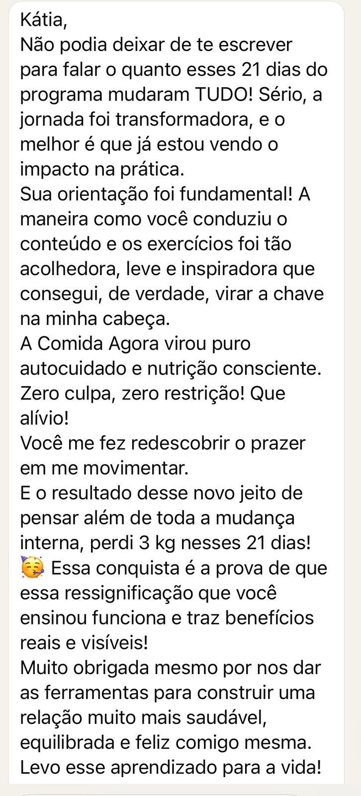 Depoimento Josy: mudança de mentalidade